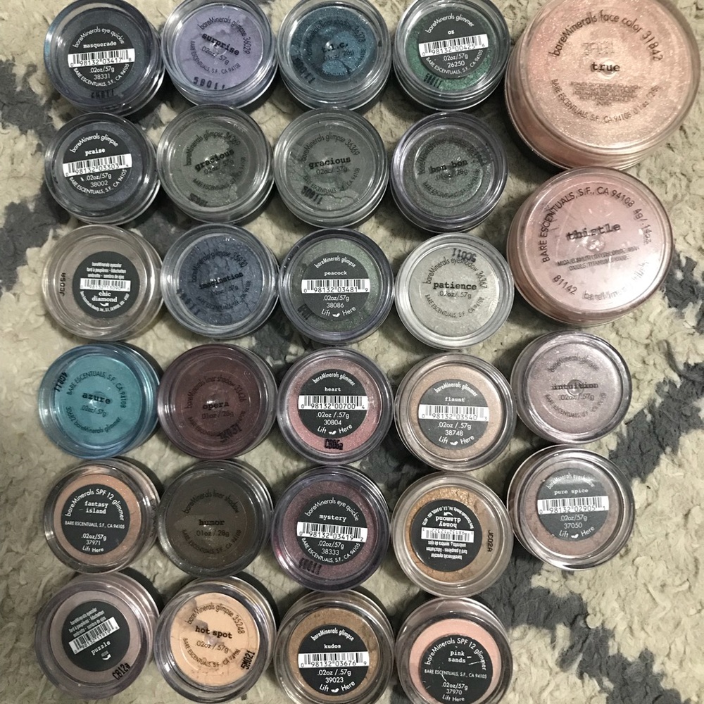 Bare Escentuals Mineral Eye Shadow/ Blush Lot!
